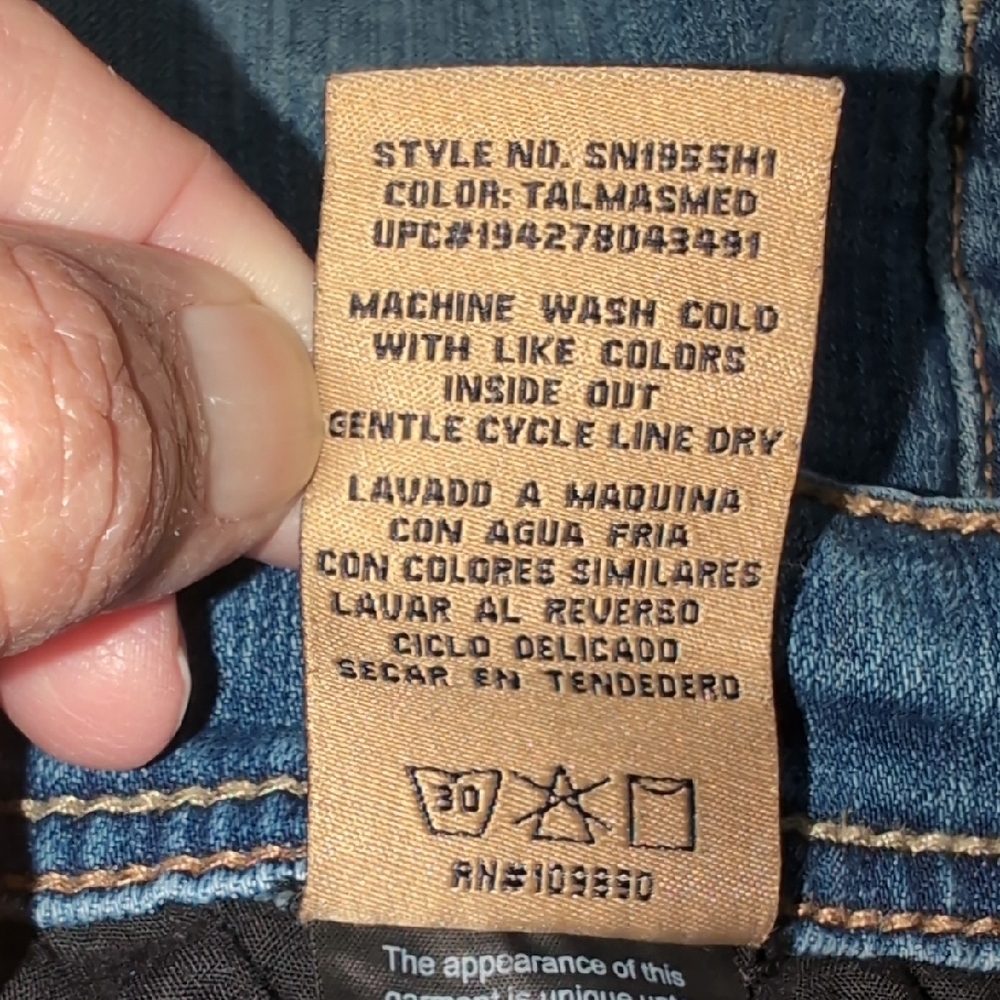 🥳Host Pick🎊 Seven7 Men's Classic Blue Straight Leg Jeans - Picture 10 of 11